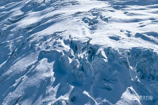 高清摄影 雪山冰川的壮丽景色