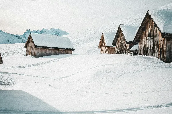 高清摄影 雪乡中的小屋