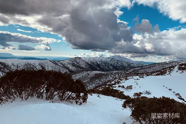 高清摄影 雪域山景