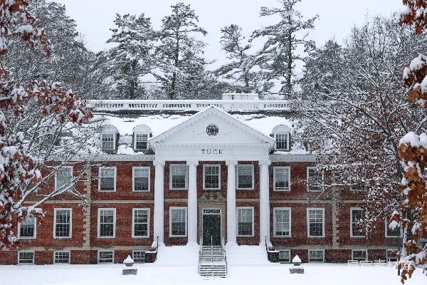 高清摄影 Tuck商学院冬日雪景