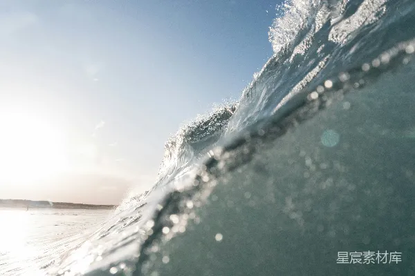 高清摄影 海浪的激情与光