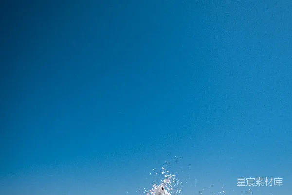 高清摄影 海浪拍打岩石