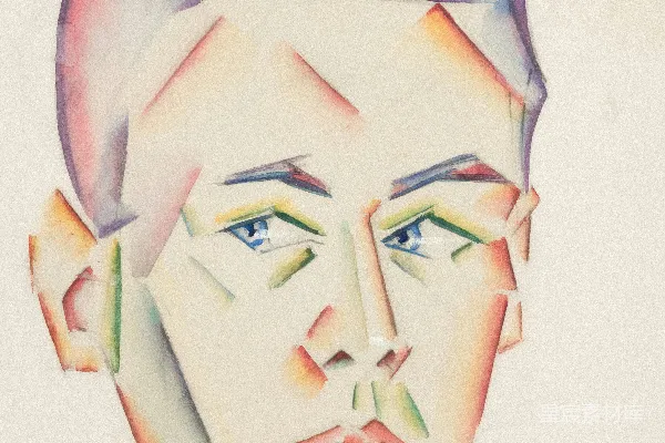高清摄影 色彩几何肖像