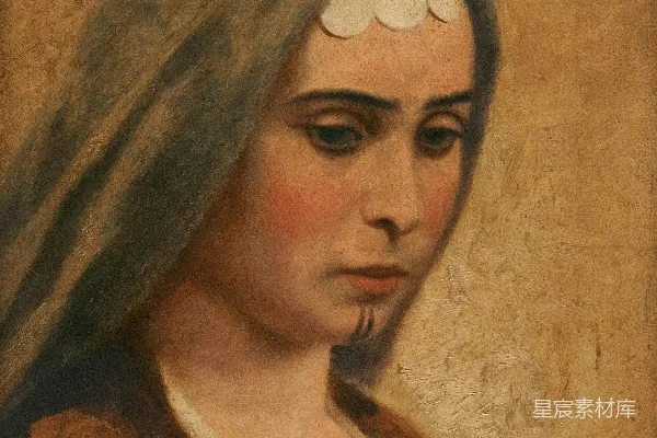 高清摄影 古典肖像画：女性的优雅与神秘