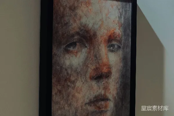 高清摄影 抽象的面部肖像画