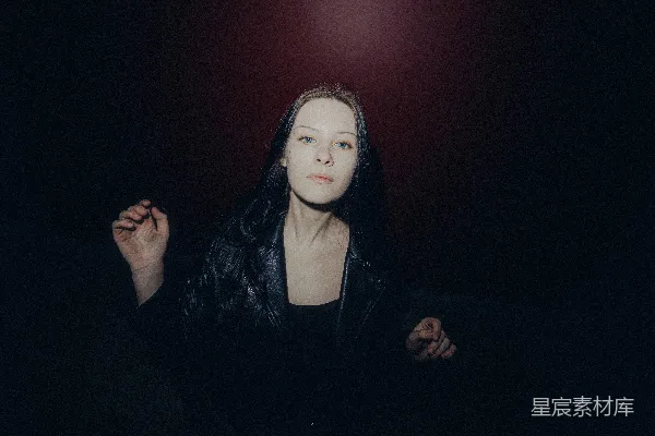 高清摄影 夜色中的神秘女性