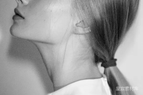 高清摄影 黑白优雅女性肖像