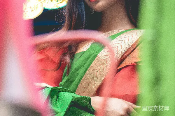 高清摄影 传统服饰中的优雅女性