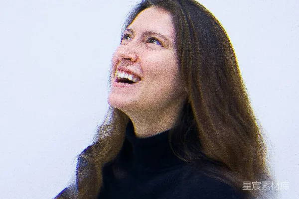 高清摄影 微笑的女性肖像