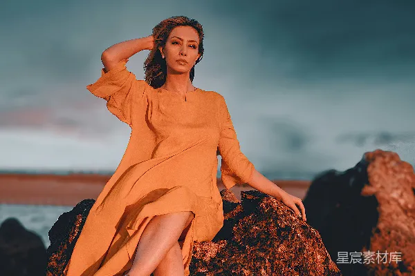 高清摄影 海边的宁静时光