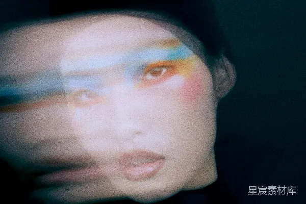 高清摄影 光影交错的神秘面容