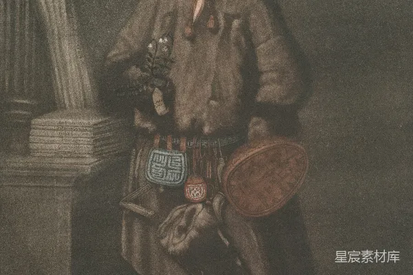 高清摄影 18世纪学者肖像