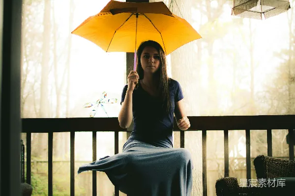 高清摄影 雨中的宁静时光