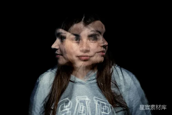 高清摄影 多重曝光的女性肖像