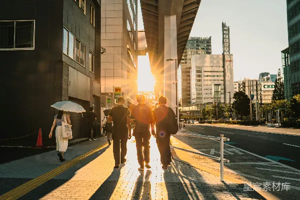 高清摄影 都市中的日落时光