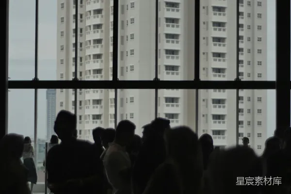 高清摄影 城市中的剪影