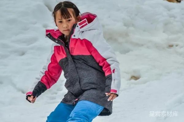 高清摄影 雪地里的快乐时光