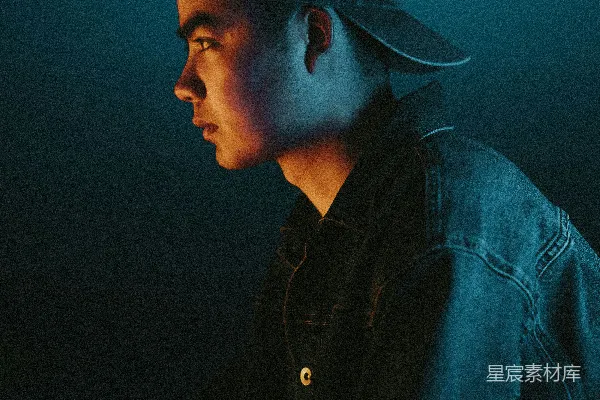 高清摄影 暗夜中的青春剪影