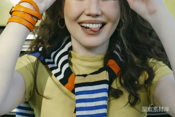 高清摄影 阳光少女的微笑