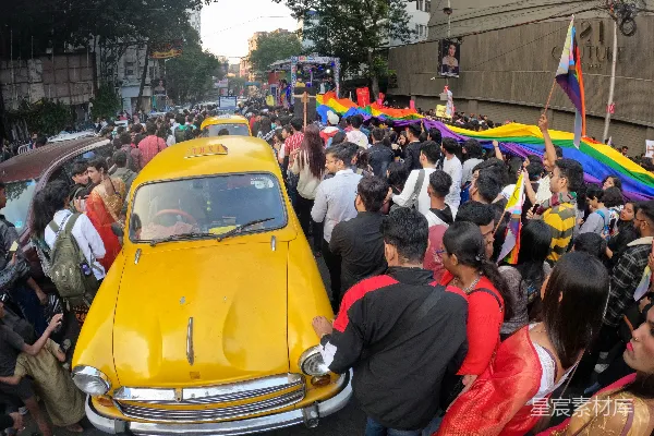 高清摄影 印度加尔各答LGBTQ骄傲游行