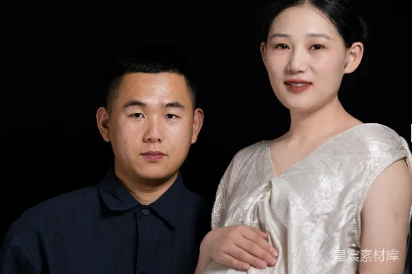 高清摄影 幸福的孕妈妈与爱人