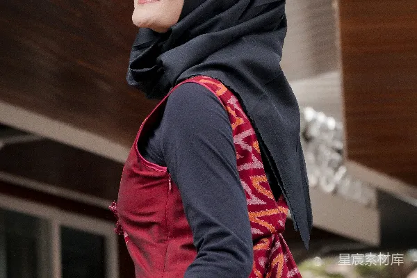高清摄影 优雅的穆斯林女性肖像