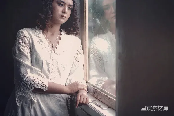 高清摄影 窗边的回忆