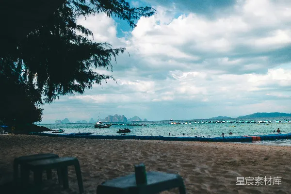 高清摄影 海边的宁静时光