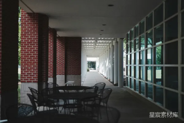 高清摄影 现代建筑走廊