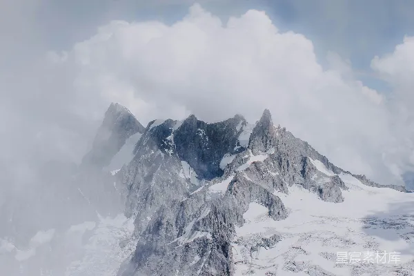 高清摄影 雪山云海