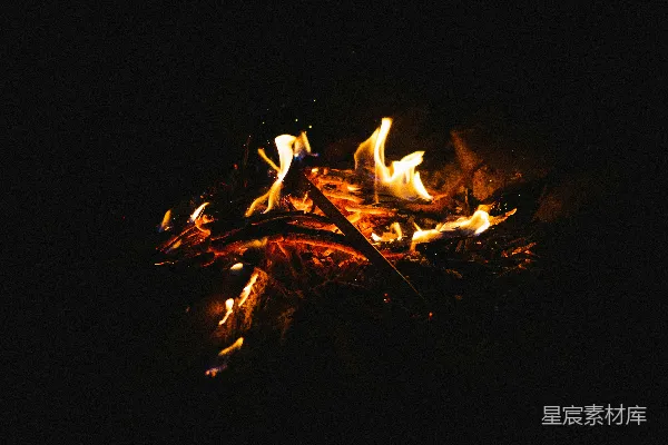 高清摄影 篝火