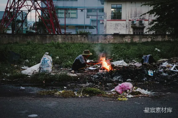 高清摄影 城市边缘的生计