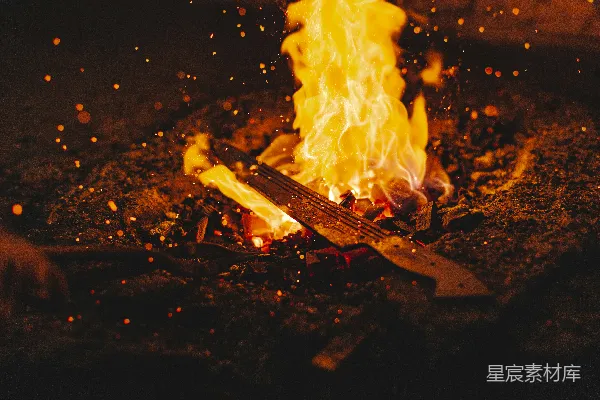 高清摄影 燃烧的吉他