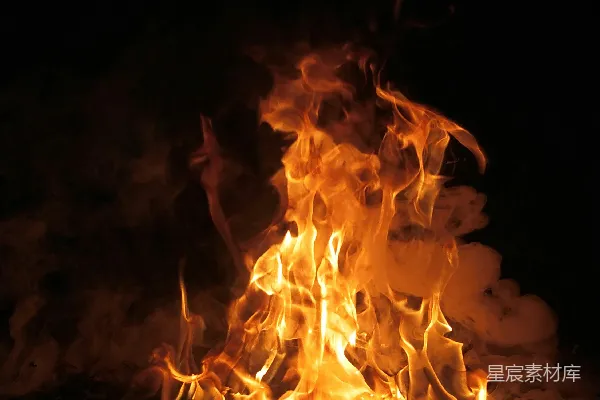 高清摄影 篝火之夜