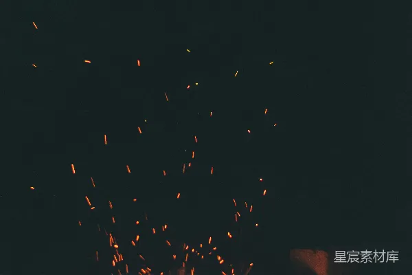 高清摄影 篝火夜景