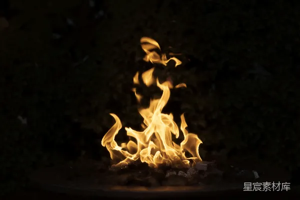 高清摄影 篝火的温暖