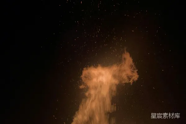 高清摄影 夜空中的烟花爆炸