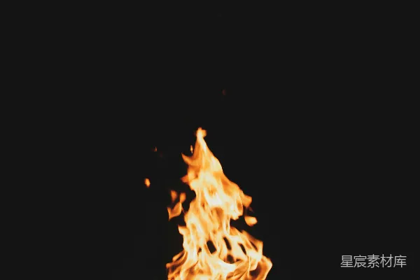 高清摄影 篝火夜景