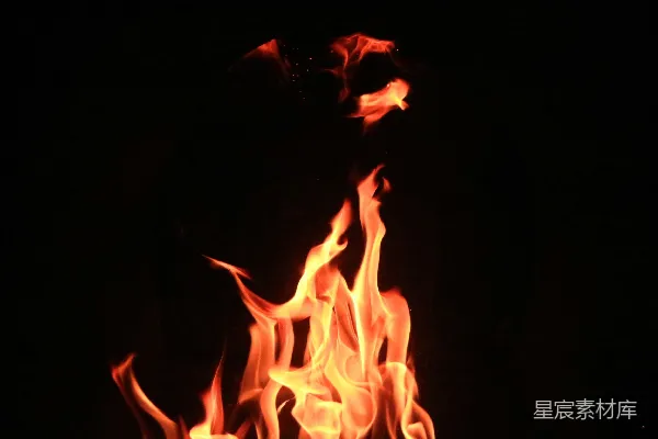 高清摄影 燃烧的火焰