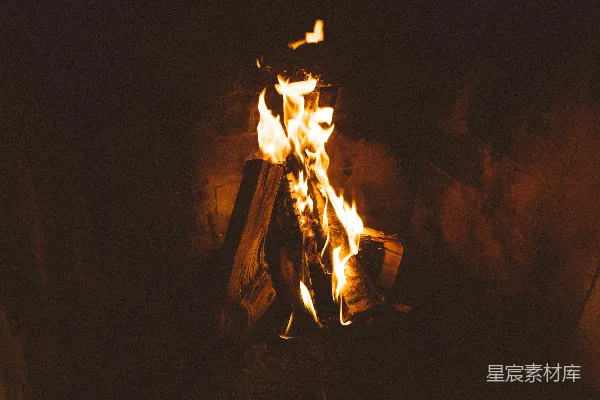 高清摄影 温暖的壁炉