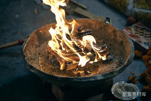 高清摄影 祭火仪式