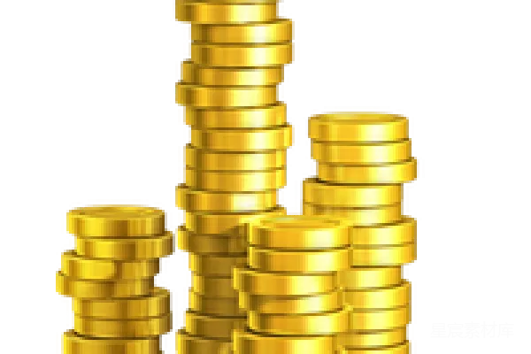 元素素材 金币堆叠