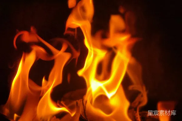 高清摄影 燃烧的火焰