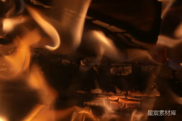 高清摄影 火焰与灰烬的交响