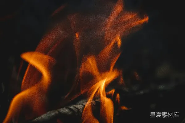 高清摄影 燃烧的火焰