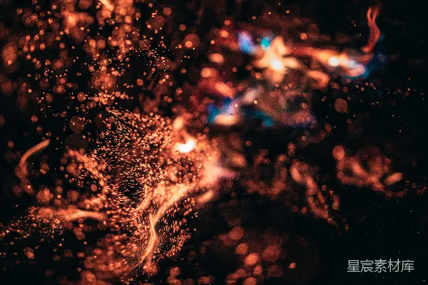 高清摄影 火花与光的舞蹈