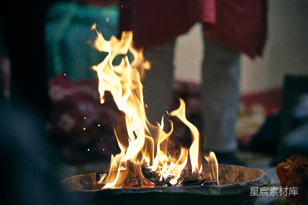 高清摄影 祭火仪式