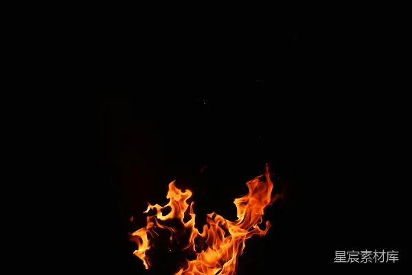 高清摄影 燃烧的火焰
