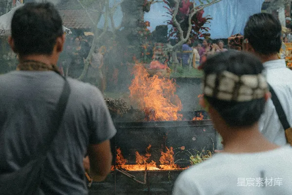 高清摄影 祭火仪式
