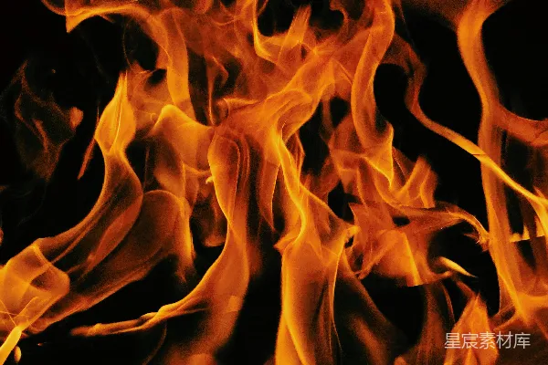 高清摄影 炽热的火焰